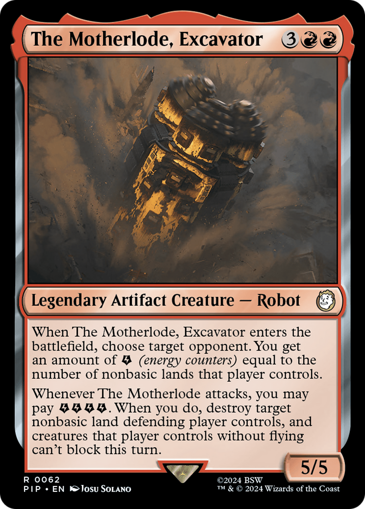 The Motherlode, Excavator [Fallout] - Magic: The Gathering - Card Brawlers | Quebec | Canada |