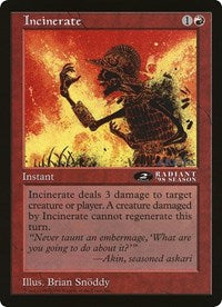 Incinerate (Oversized) [Oversize Cards] - Magic: The Gathering - Card Brawlers | Quebec | Canada |