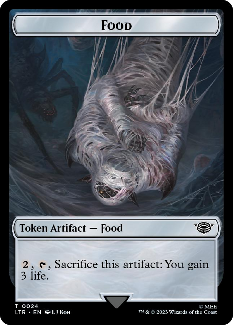 Smaug // Food (0024) Double-Sided Token (Surge Foil) [The Lord of the Rings: Tales of Middle-Earth Tokens] - Magic: The Gathering - Card Brawlers | Quebec | Canada |