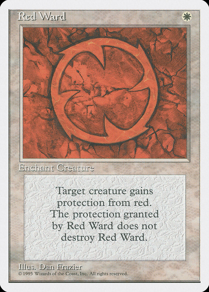 Red Ward [Fourth Edition] - Magic: The Gathering - Card Brawlers | Quebec | Canada |