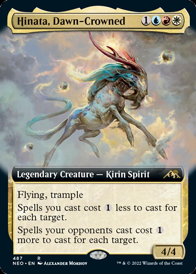 Hinata, Dawn-Crowned (Extended Art) [Kamigawa: Neon Dynasty] - Magic: The Gathering - Card Brawlers | Quebec | Canada |