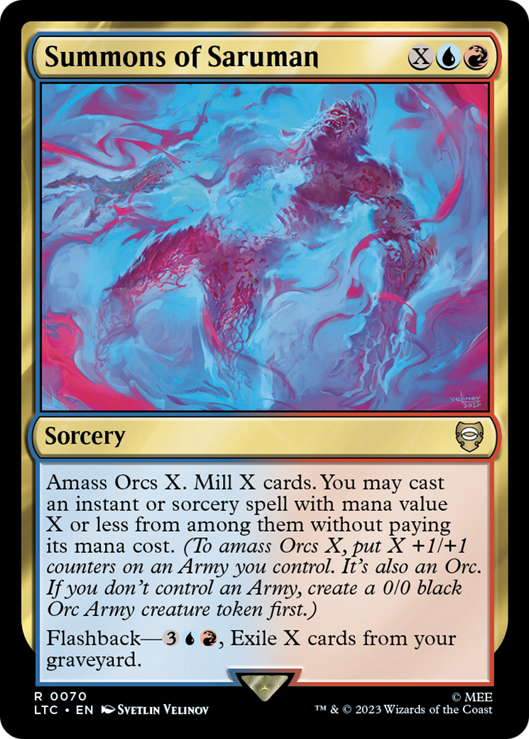 Summons of Saruman [The Lord of the Rings: Tales of Middle-Earth Commander] - Magic: The Gathering - Card Brawlers | Quebec | Canada |