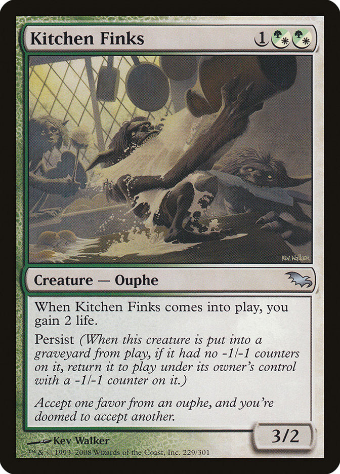 Kitchen Finks [Shadowmoor] - Magic: The Gathering - Card Brawlers | Quebec | Canada |