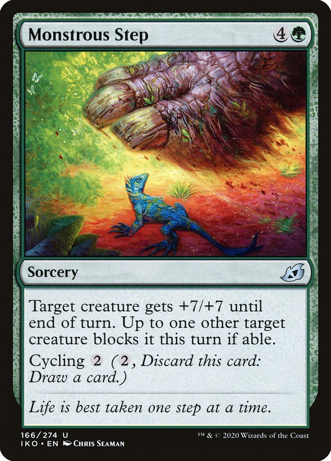 Monstrous Step [Ikoria: Lair of Behemoths] - Magic: The Gathering - Card Brawlers | Quebec | Canada |