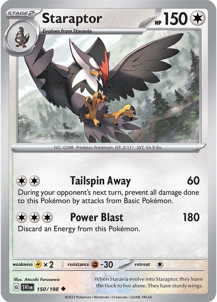 Staraptor (150/198) [Scarlet & Violet: Base Set] - Pokémon - Card Brawlers | Quebec | Canada |