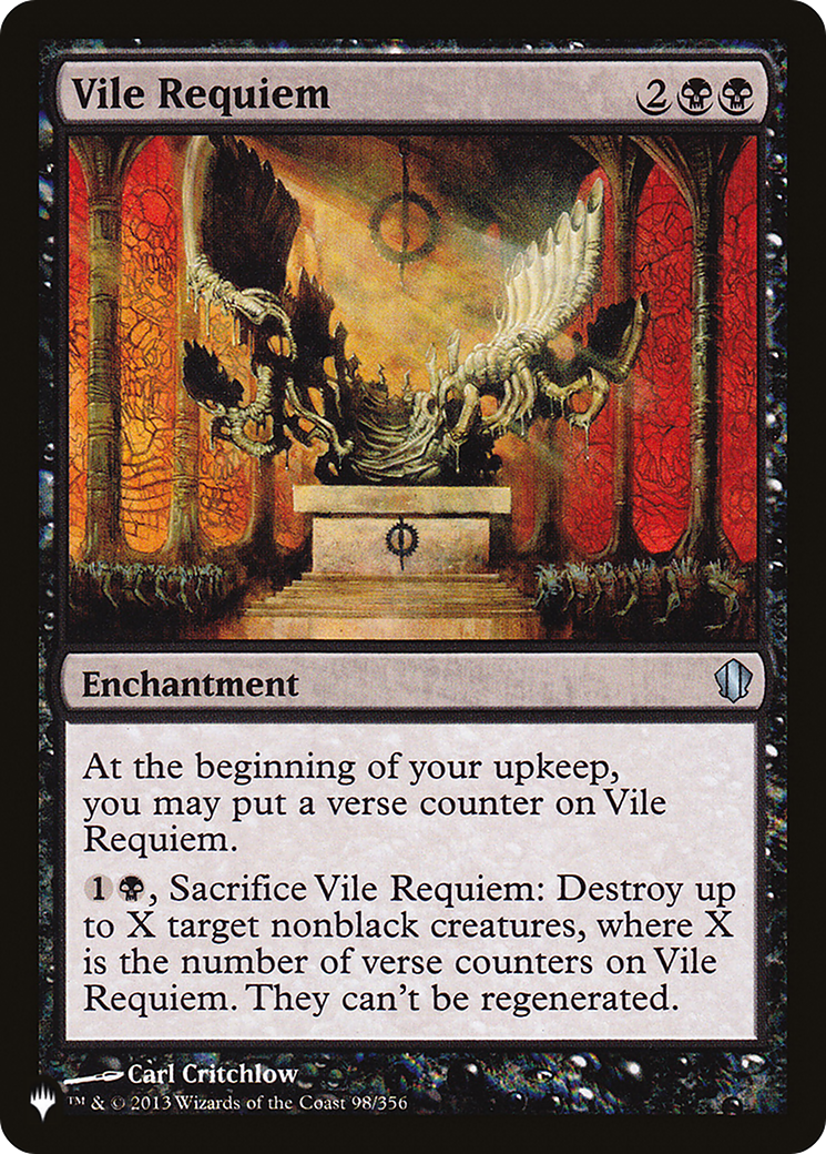 Vile Requiem [The List] - Magic: The Gathering - Card Brawlers | Quebec | Canada |
