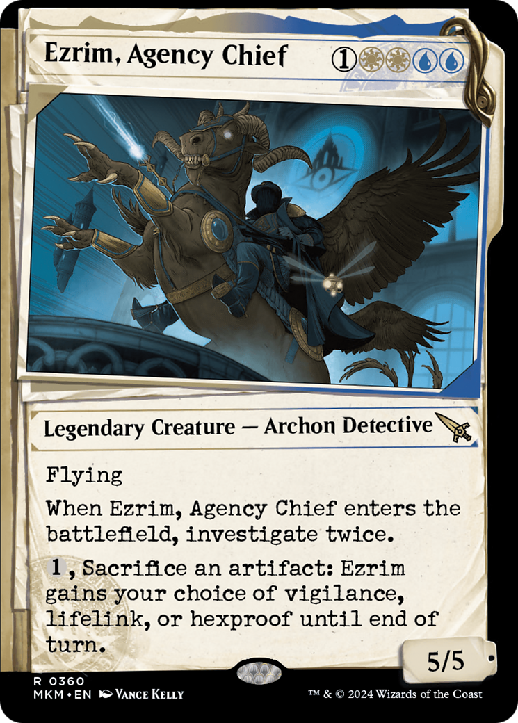 Ezrim, Agency Chief (Showcase) [Murders at Karlov Manor] - Magic: The Gathering - Card Brawlers | Quebec | Canada |