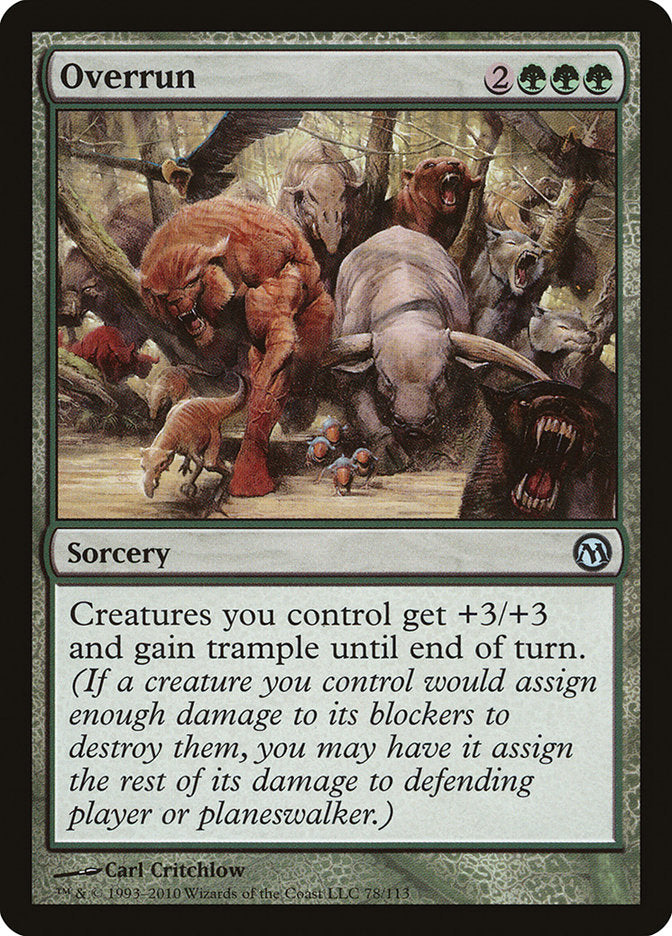 Overrun [Duels of the Planeswalkers] - Magic: The Gathering - Card Brawlers | Quebec | Canada |