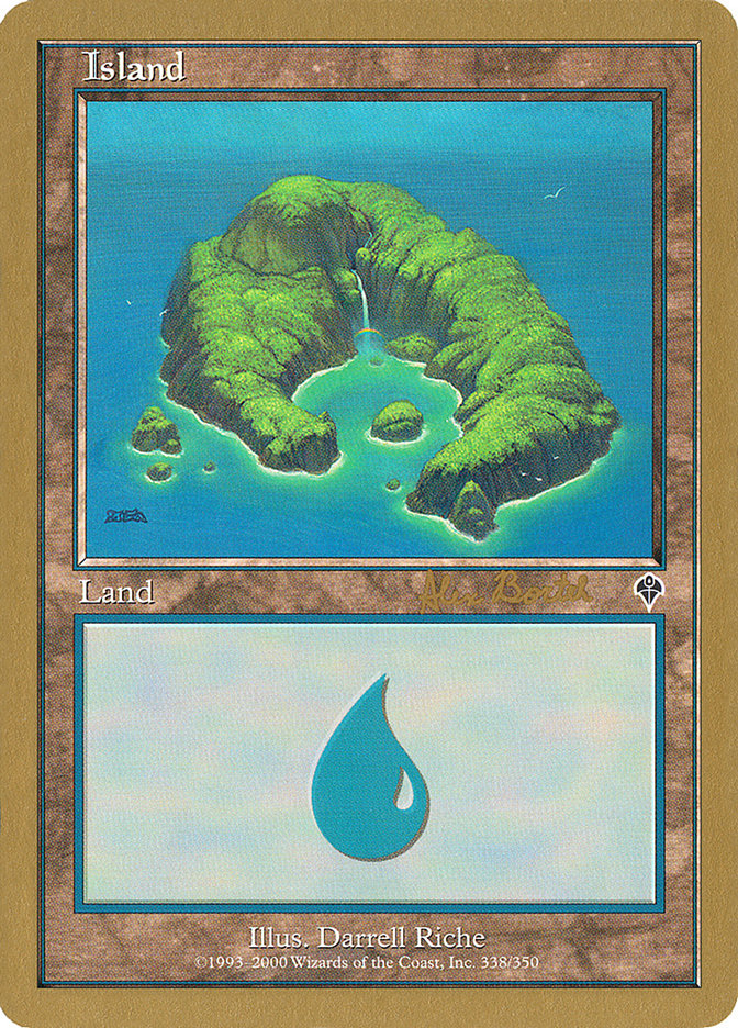 Island (ab338) (Alex Borteh) [World Championship Decks 2001] - Magic: The Gathering - Card Brawlers | Quebec | Canada |