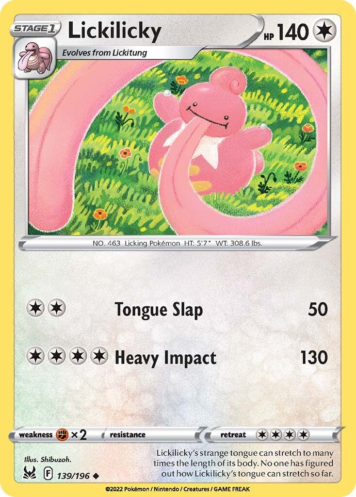 Lickilicky (139/196) [Sword & Shield: Lost Origin] - Pokémon - Card Brawlers | Quebec | Canada |