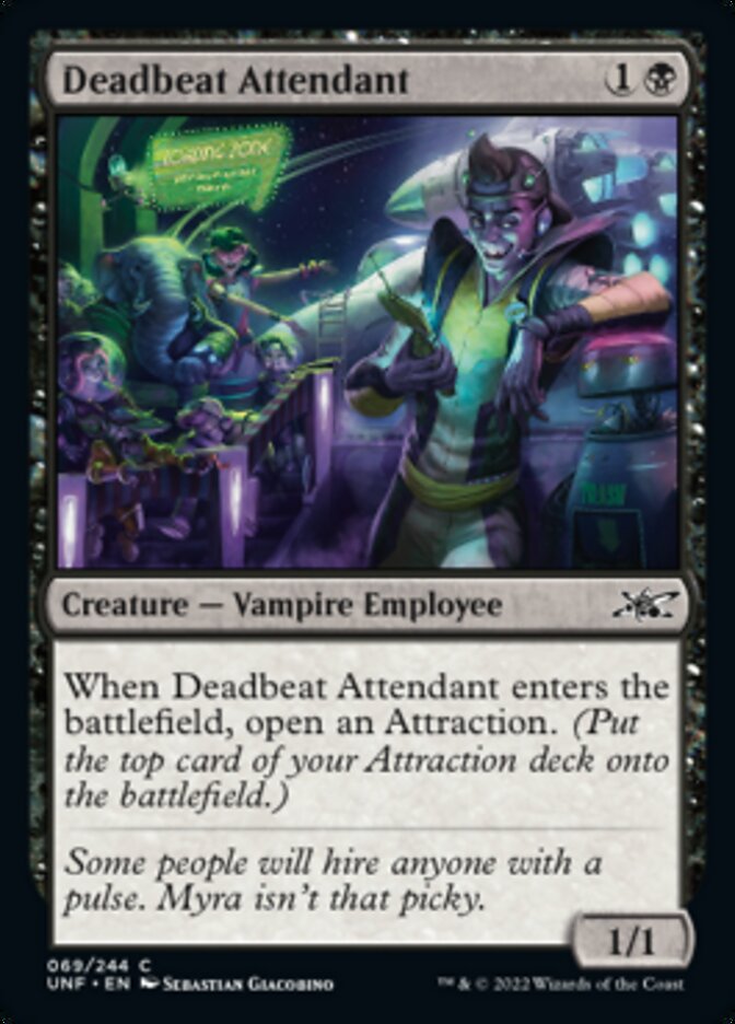 Deadbeat Attendant [Unfinity] - Magic: The Gathering - Card Brawlers | Quebec | Canada |