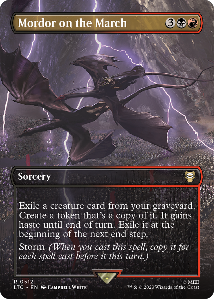 Mordor on the March (Borderless) [The Lord of the Rings: Tales of Middle-Earth Commander] - Magic: The Gathering - Card Brawlers | Quebec | Canada |
