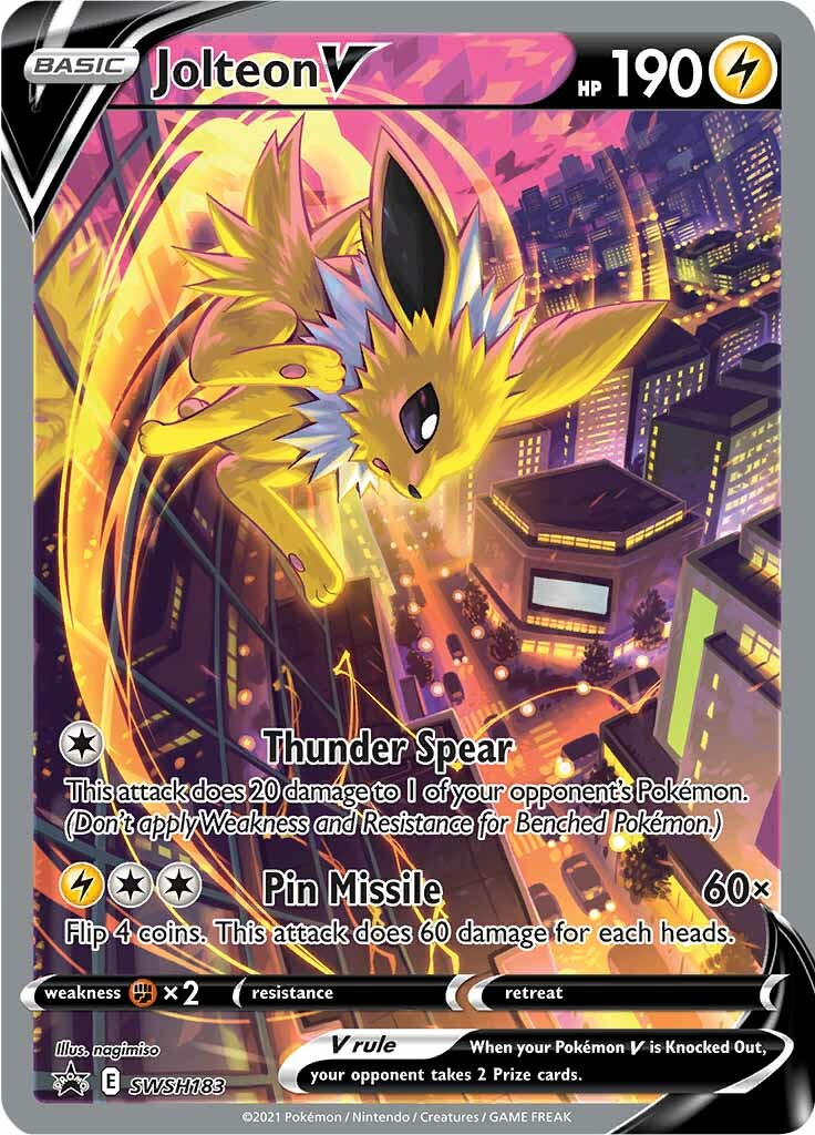 Jolteon V (SWSH183) [Sword & Shield: Black Star Promos] - Pokémon - Card Brawlers | Quebec | Canada |