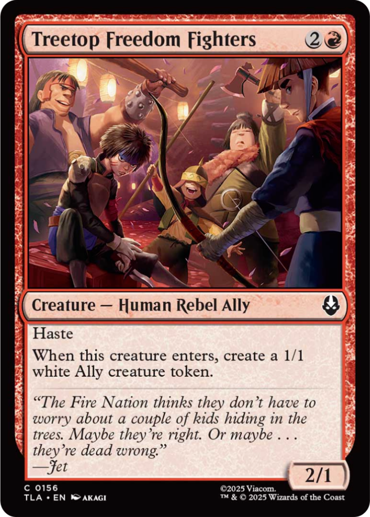 Treetop Freedom Fighters [Avatar: The Last Airbender] - Magic: The Gathering - Card Brawlers | Quebec | Canada |