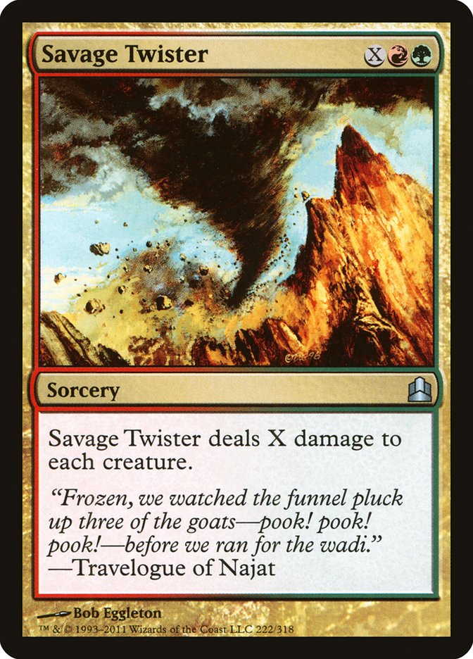 Savage Twister [Commander 2011] - Magic: The Gathering - Card Brawlers | Quebec | Canada |