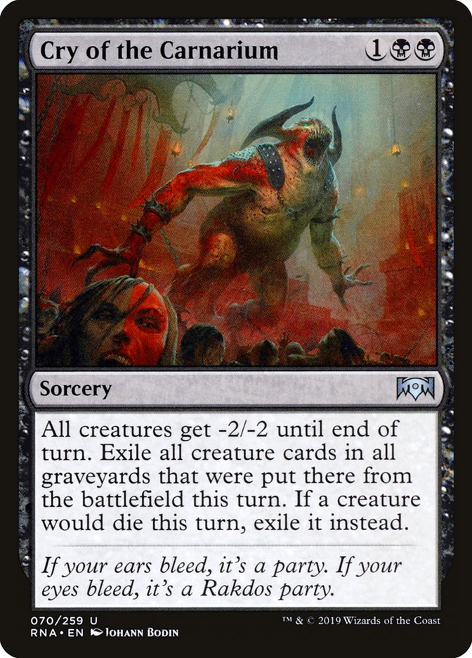Cry of the Carnarium [Ravnica Allegiance] - Magic: The Gathering - Card Brawlers | Quebec | Canada |