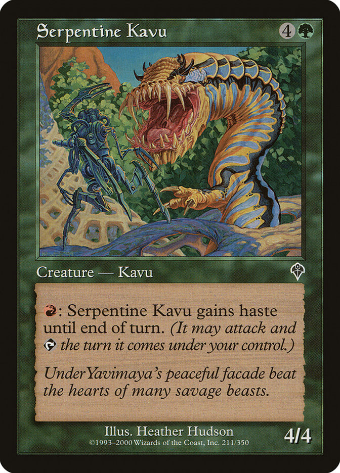 Serpentine Kavu [Invasion] - Magic: The Gathering - Card Brawlers | Quebec | Canada |