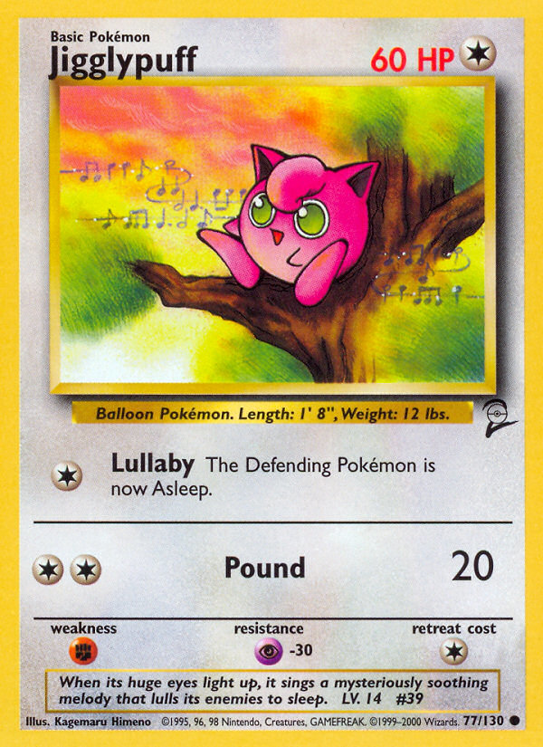 Jigglypuff (77/130) [Base Set 2] - Pokémon - Card Brawlers | Quebec | Canada |