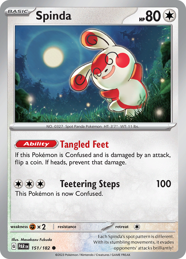 Spinda (151/182) [Scarlet & Violet: Paradox Rift] - Pokémon - Card Brawlers | Quebec | Canada |