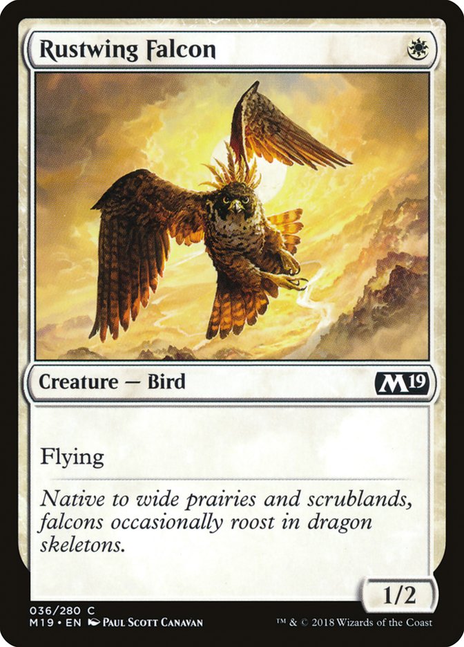 Rustwing Falcon [Core Set 2019] - Magic: The Gathering - Card Brawlers | Quebec | Canada |