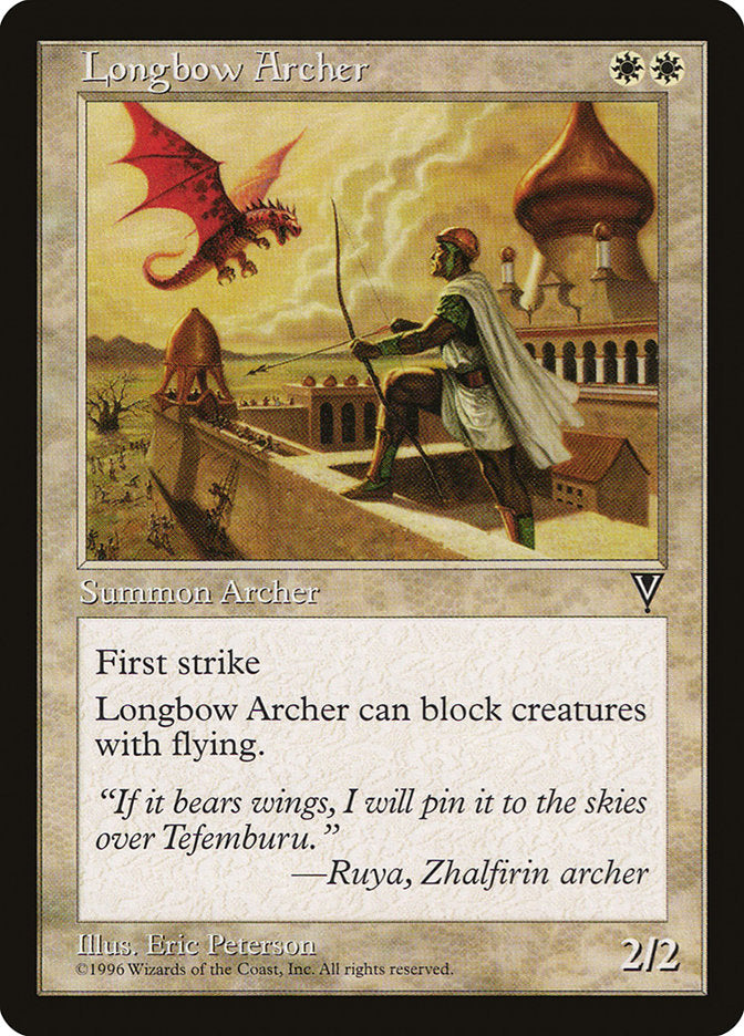Longbow Archer [Visions] - Magic: The Gathering - Card Brawlers | Quebec | Canada |