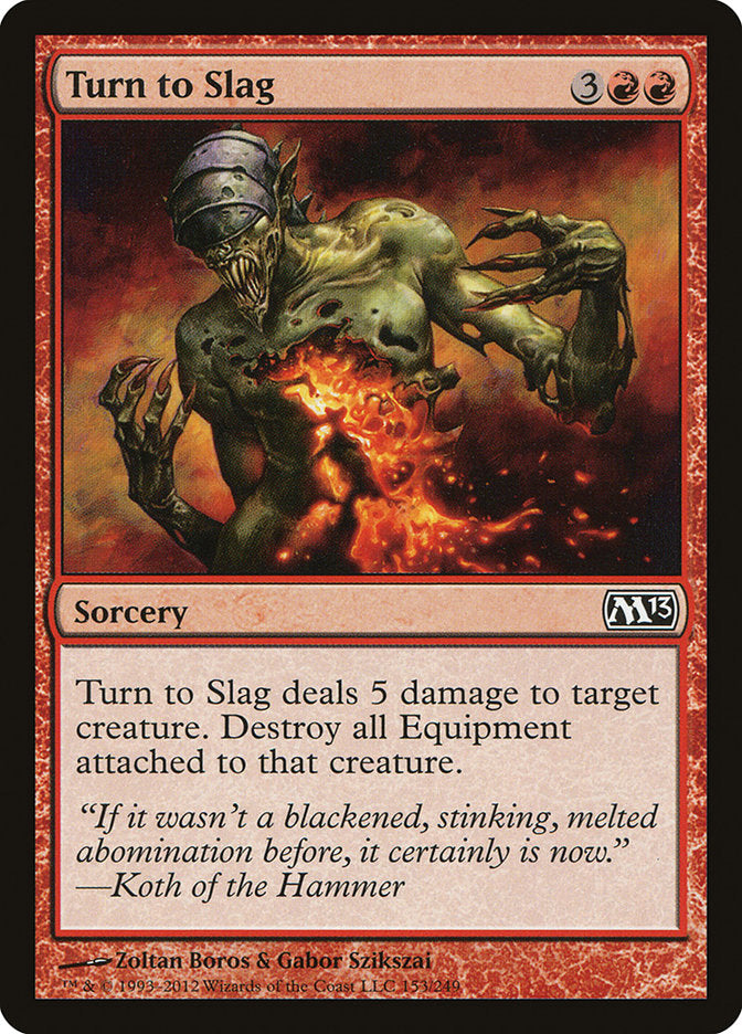 Turn to Slag [Magic 2013] - Magic: The Gathering - Card Brawlers | Quebec | Canada |