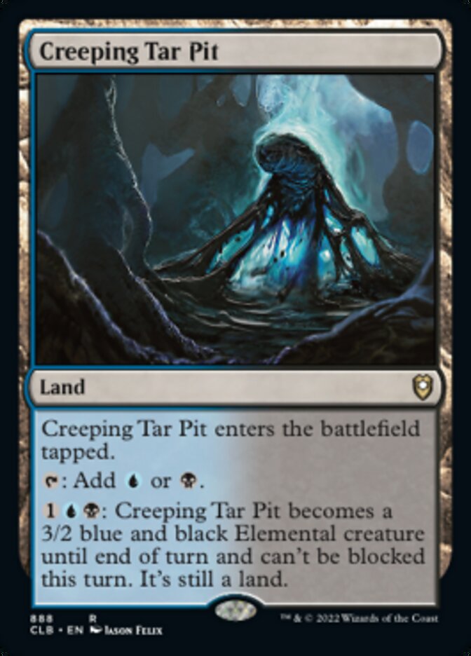Creeping Tar Pit [Commander Legends: Battle for Baldur's Gate] - Magic: The Gathering - Card Brawlers | Quebec | Canada |