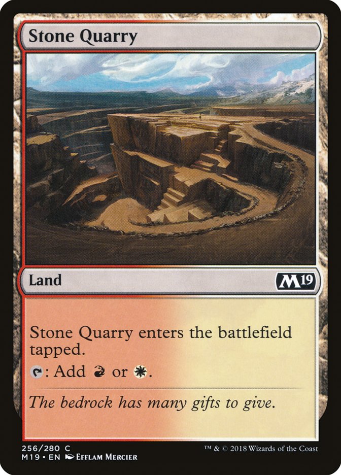 Stone Quarry [Core Set 2019] - Magic: The Gathering - Card Brawlers | Quebec | Canada |