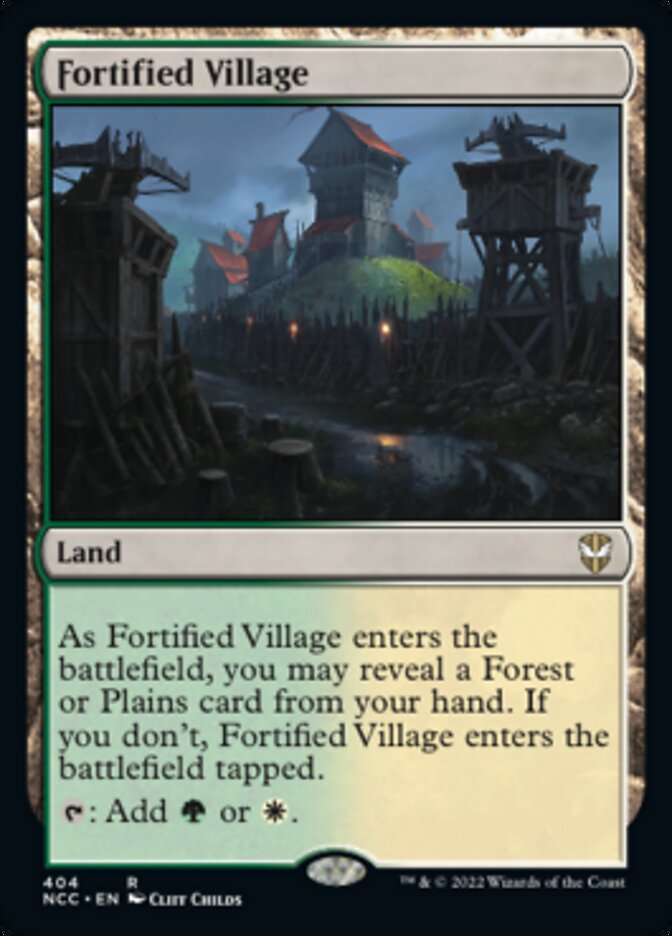 Fortified Village [Streets of New Capenna Commander] - Magic: The Gathering - Card Brawlers | Quebec | Canada |