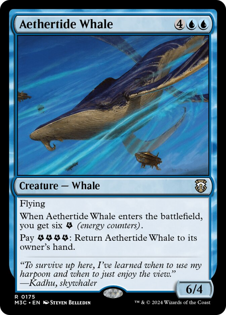 Aethertide Whale (Ripple Foil) [Modern Horizons 3 Commander] - Magic: The Gathering - Card Brawlers | Quebec | Canada |