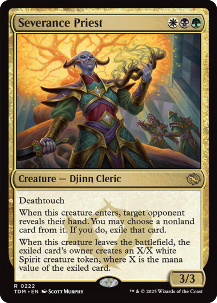 Severance Priest [Tarkir: Dragonstorm] - Magic: The Gathering - Card Brawlers | Quebec | Canada |