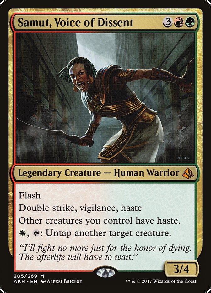Samut, Voice of Dissent [Amonkhet] - Magic: The Gathering - Card Brawlers | Quebec | Canada |
