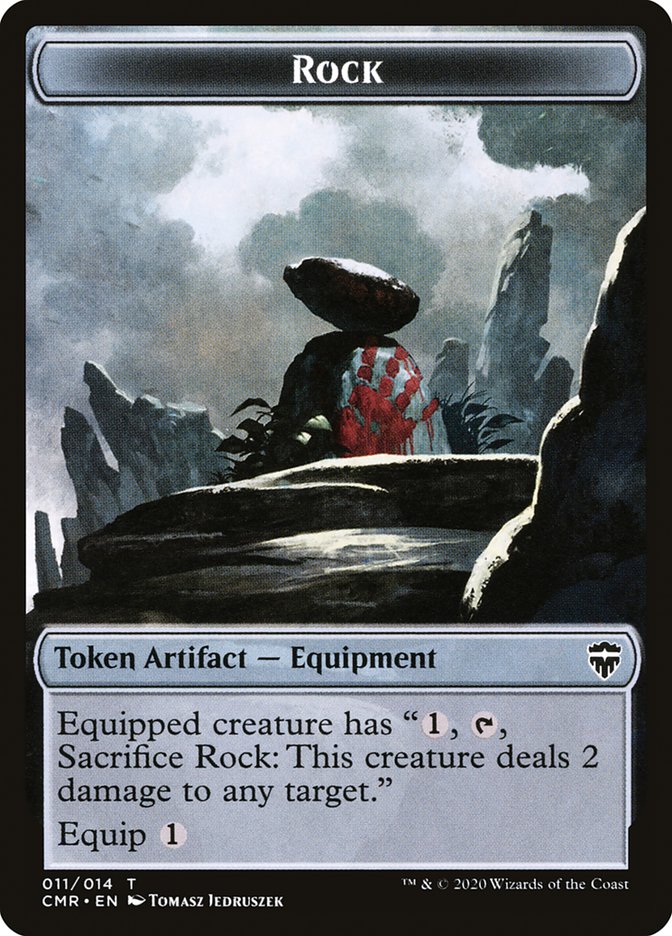 Rock Token [Commander Legends Tokens] - Magic: The Gathering - Card Brawlers | Quebec | Canada |