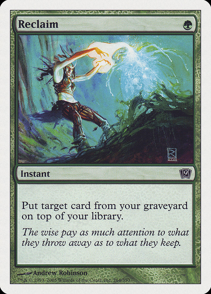 Reclaim [Ninth Edition] - Magic: The Gathering - Card Brawlers | Quebec | Canada |