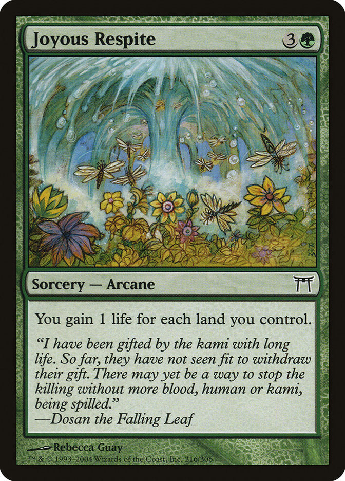 Joyous Respite [Champions of Kamigawa] - Magic: The Gathering - Card Brawlers | Quebec | Canada |