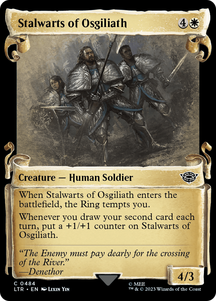 Stalwarts of Osgiliath [The Lord of the Rings: Tales of Middle-Earth Showcase Scrolls] - Magic: The Gathering - Card Brawlers | Quebec | Canada |