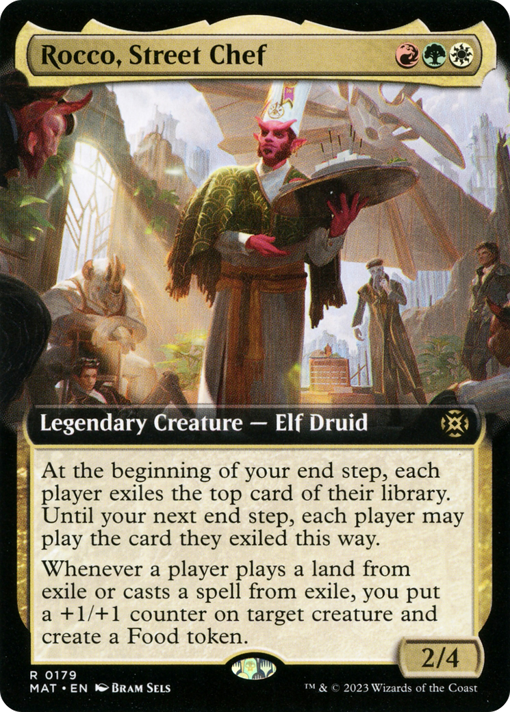Rocco, Street Chef (Extended Art) [March of the Machine: The Aftermath] - Magic: The Gathering - Card Brawlers | Quebec | Canada |