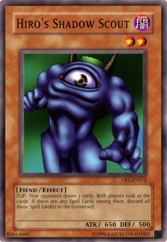 Hiro's Shadow Scout [DB1-EN012] Common - Yu-Gi-Oh! - Card Brawlers | Quebec | Canada |