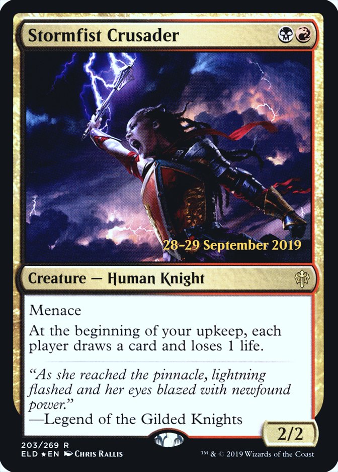 Stormfist Crusader [Throne of Eldraine Prerelease Promos] - Magic: The Gathering - Card Brawlers | Quebec | Canada |