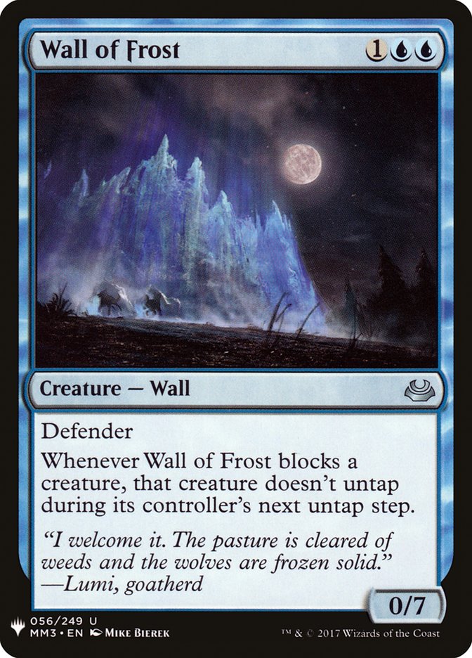 Wall of Frost [Mystery Booster] - Magic: The Gathering - Card Brawlers | Quebec | Canada |