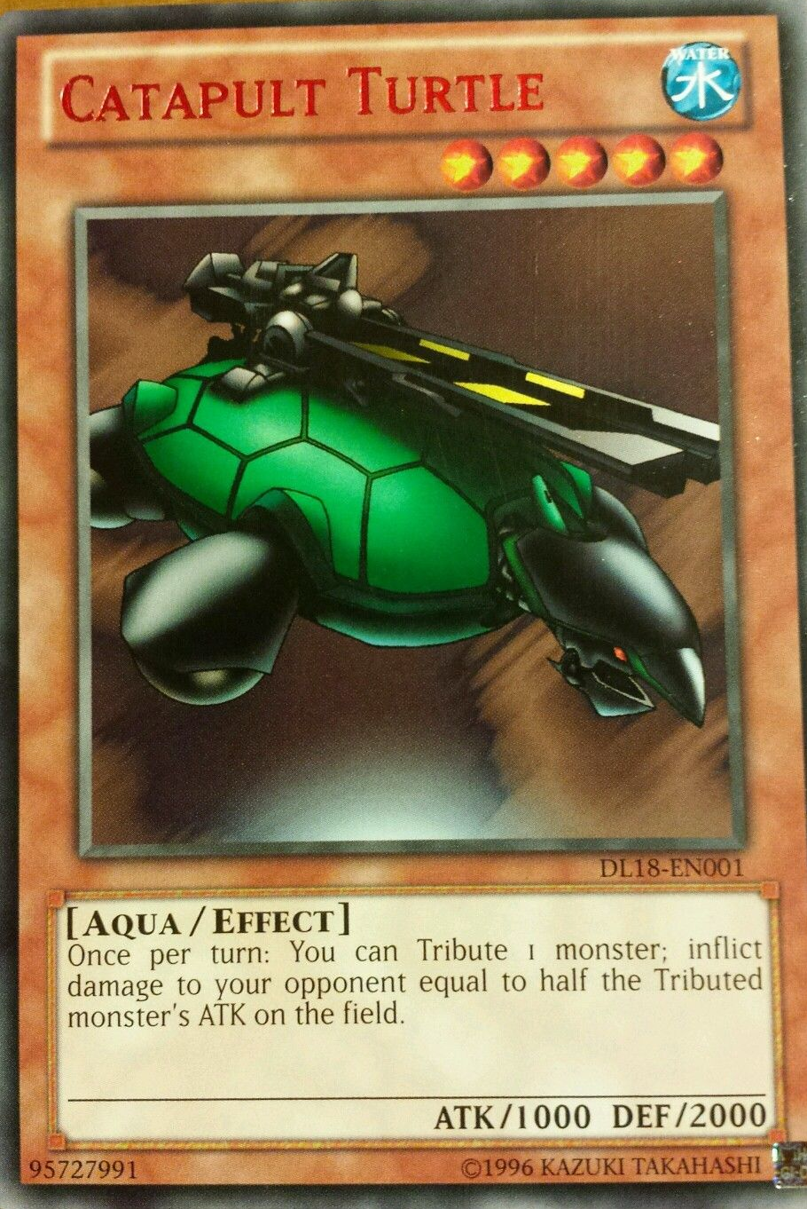 Catapult Turtle (Red) [DL18-EN001] Rare - Yu-Gi-Oh! - Card Brawlers | Quebec | Canada |