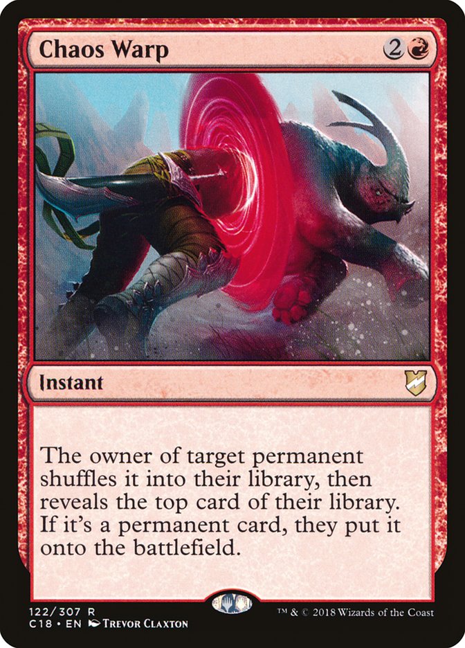 Chaos Warp [Commander 2018] - Magic: The Gathering - Card Brawlers | Quebec | Canada |
