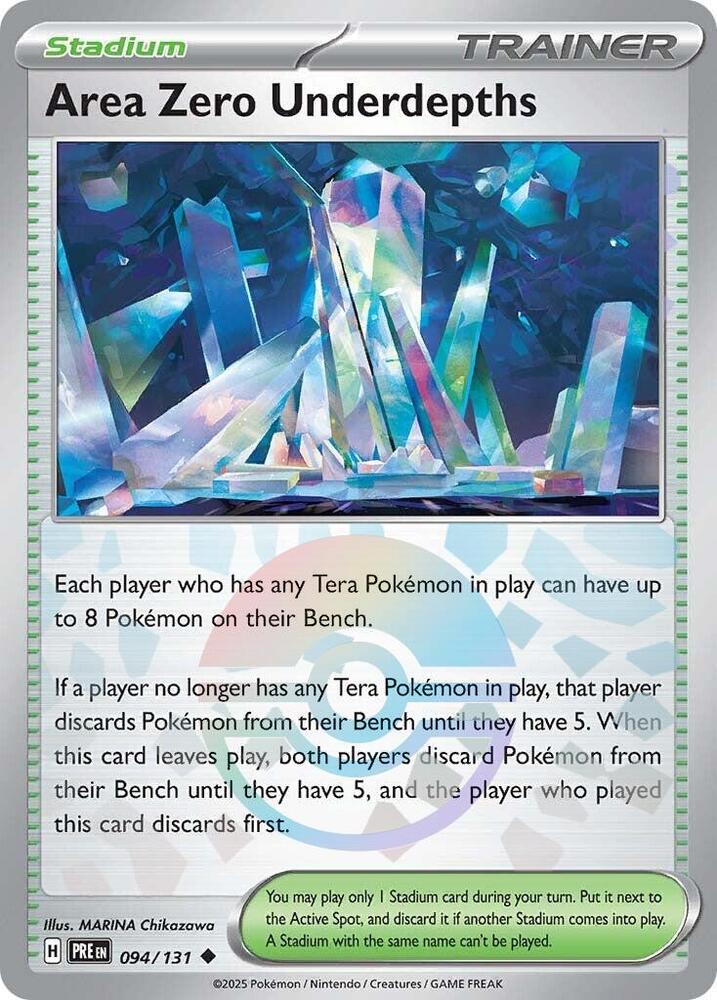 Area Zero Underdepths (094/131) (Poke Ball Pattern) [Scarlet & Violet: Prismatic Evolutions] - Pokémon - Card Brawlers | Quebec | Canada |