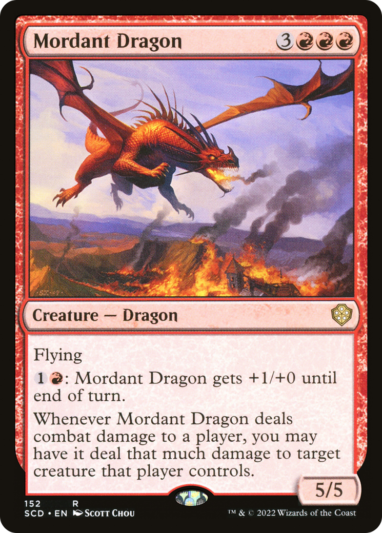 Mordant Dragon [Starter Commander Decks] - Magic: The Gathering - Card Brawlers | Quebec | Canada |