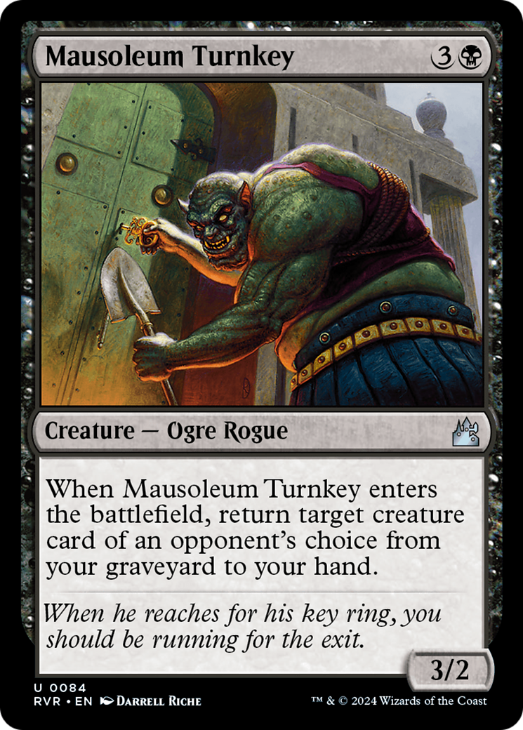 Mausoleum Turnkey [Ravnica Remastered] - Magic: The Gathering - Card Brawlers | Quebec | Canada |