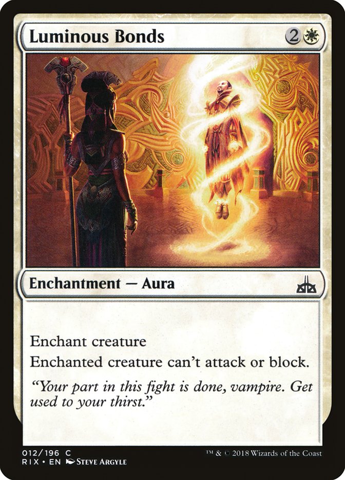 Luminous Bonds [Rivals of Ixalan] - Magic: The Gathering - Card Brawlers | Quebec | Canada |