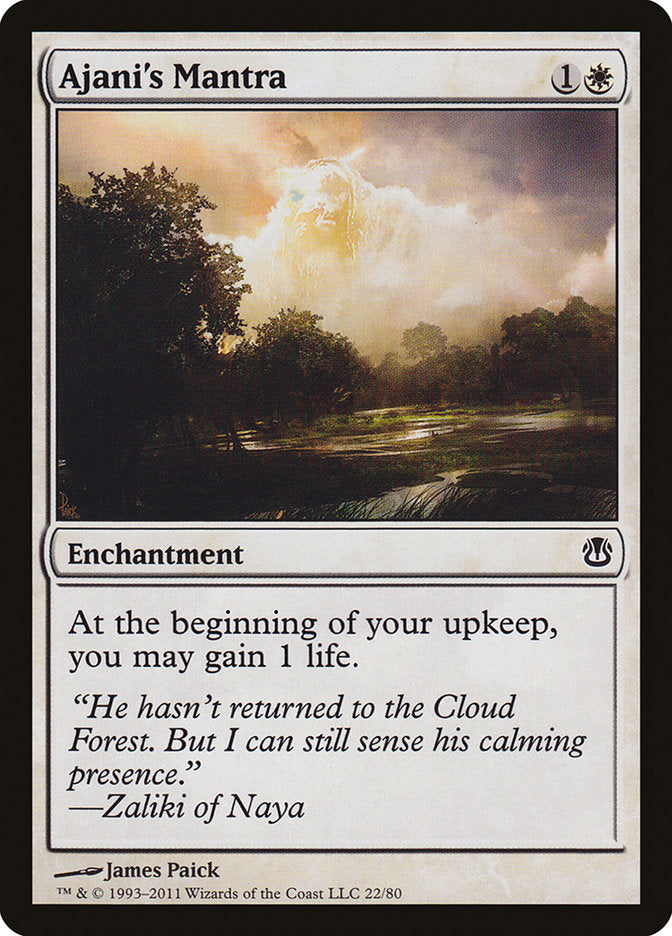 Ajani's Mantra [Duel Decks: Ajani vs. Nicol Bolas] - Magic: The Gathering - Card Brawlers | Quebec | Canada |