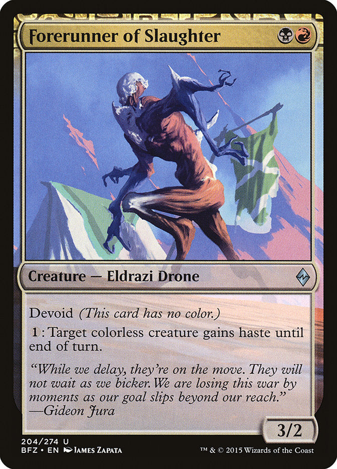Forerunner of Slaughter [Battle for Zendikar] - Magic: The Gathering - Card Brawlers | Quebec | Canada |