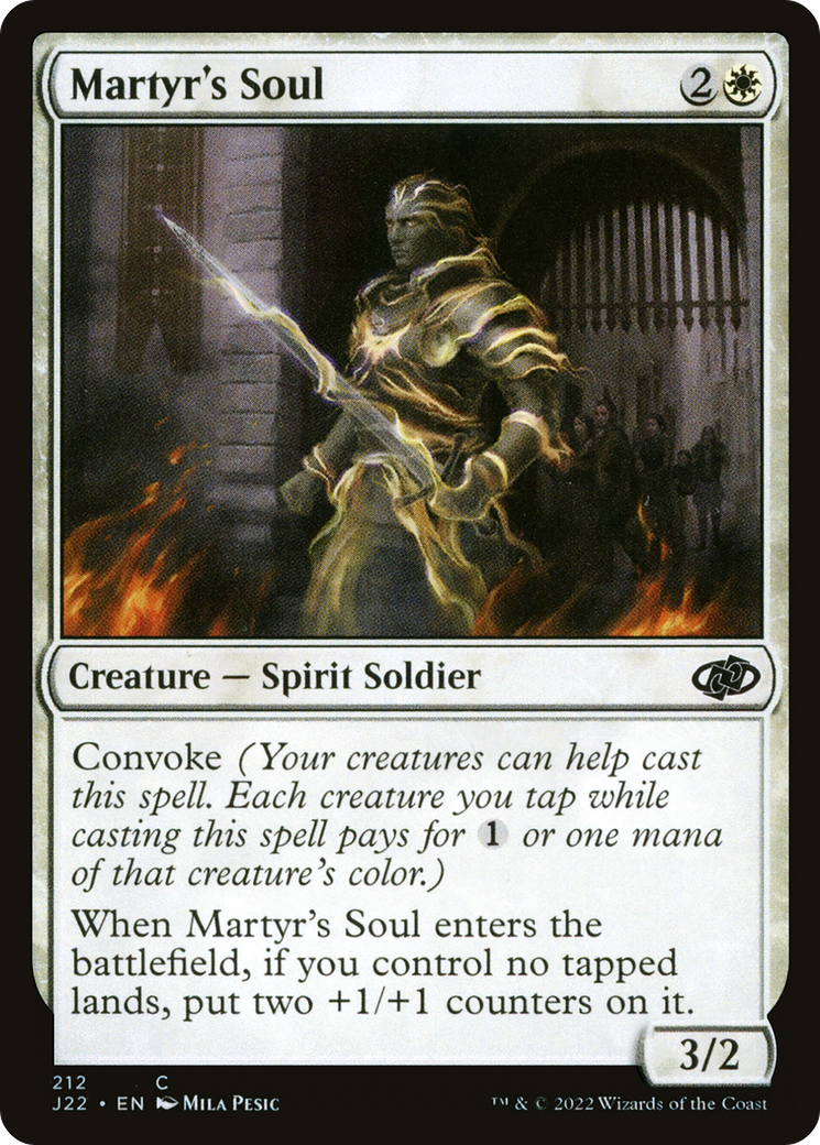 Martyr's Soul [Jumpstart 2022] - Magic: The Gathering - Card Brawlers | Quebec | Canada |