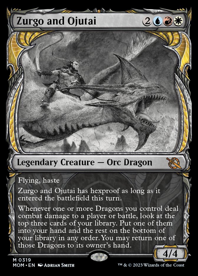 Zurgo and Ojutai (Showcase Planar Booster Fun) [March of the Machine] - Magic: The Gathering - Card Brawlers | Quebec | Canada |